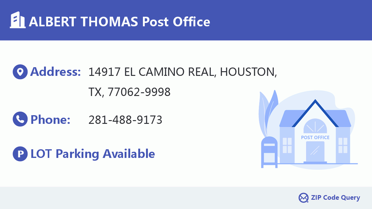 Post Office:ALBERT THOMAS