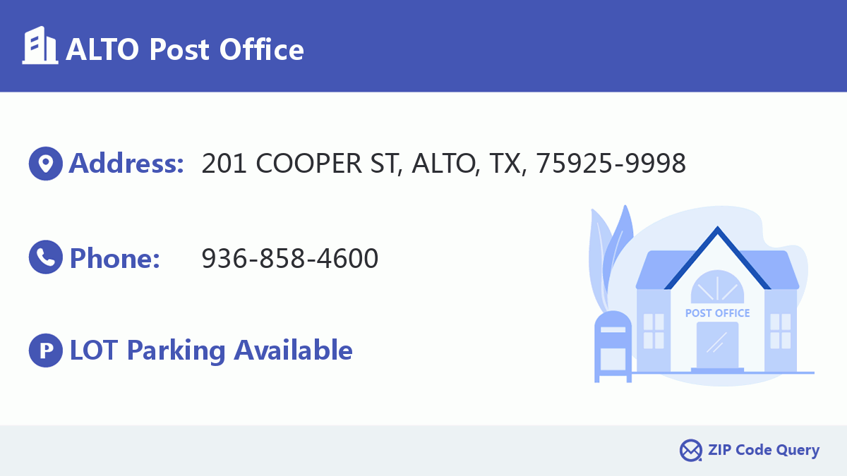 Post Office:ALTO