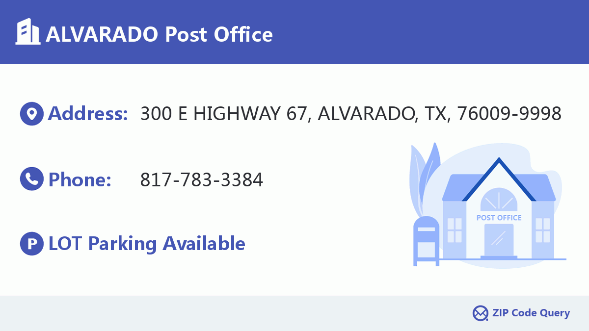Post Office:ALVARADO