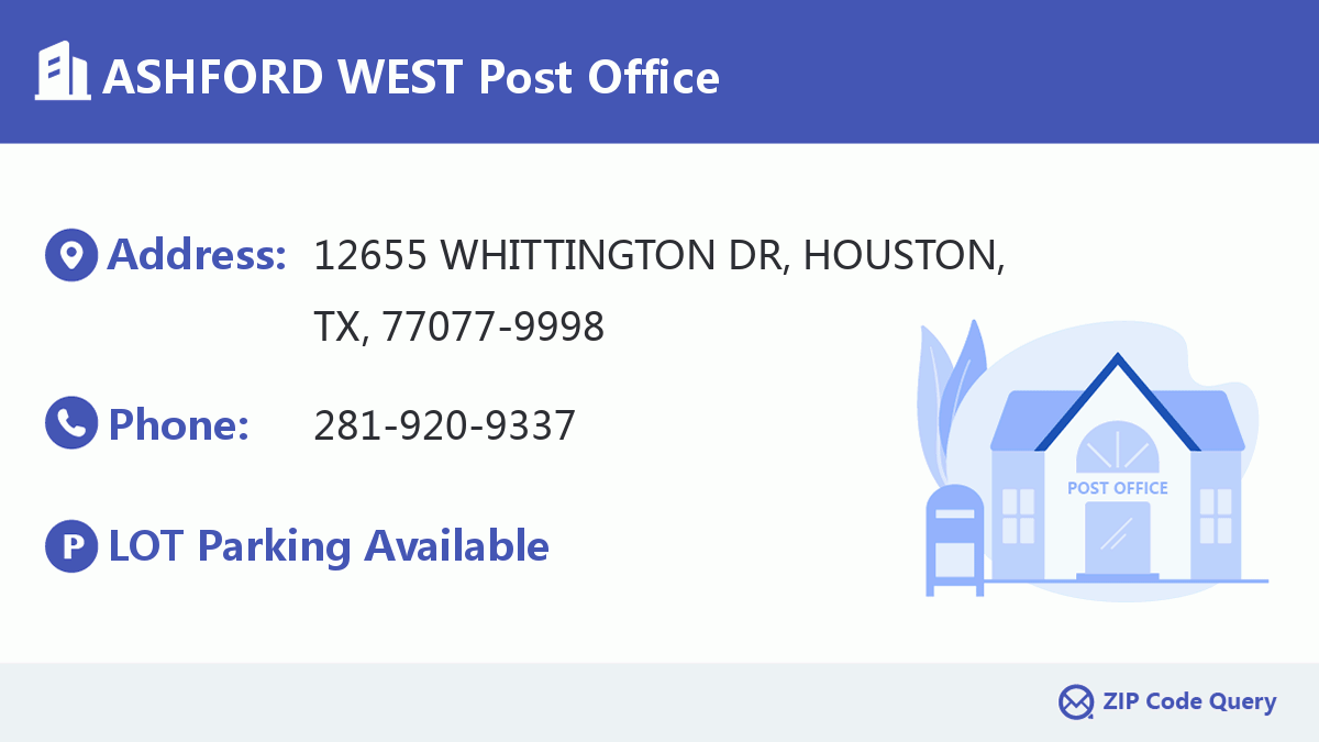 Post Office:ASHFORD WEST