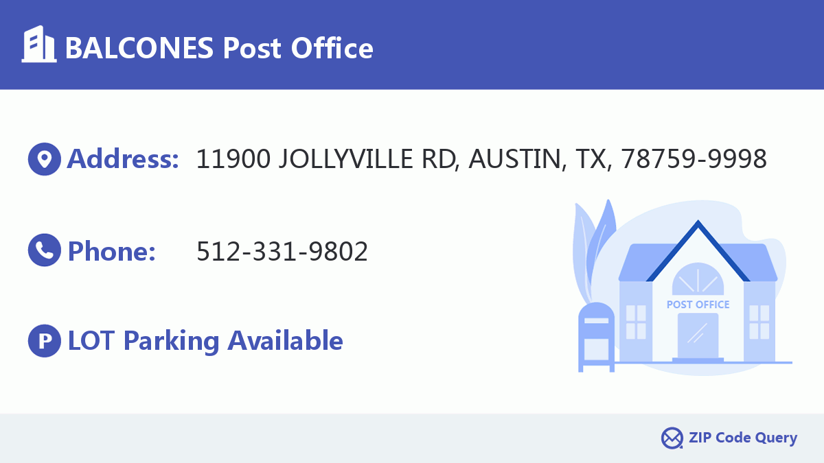 Post Office:BALCONES