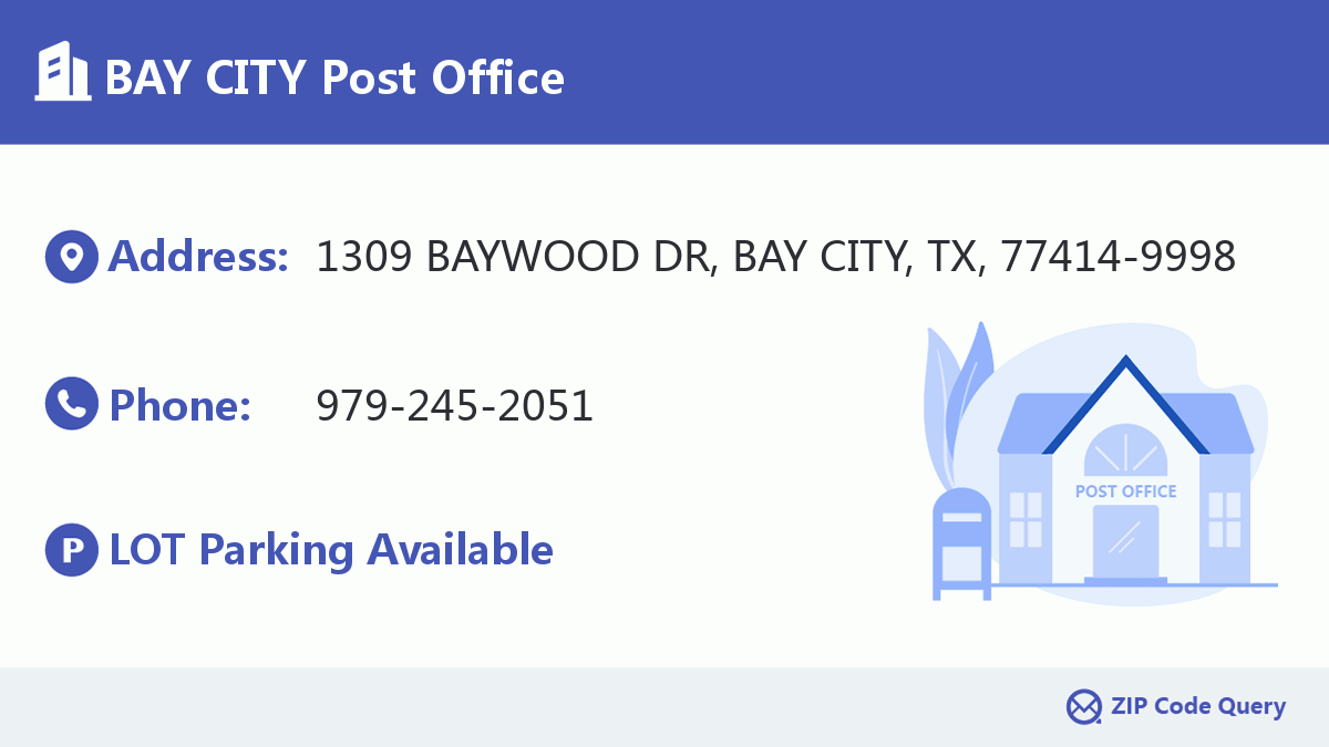 Post Office:BAY CITY