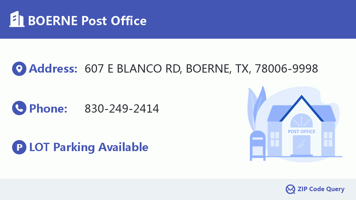 Post Office:BOERNE
