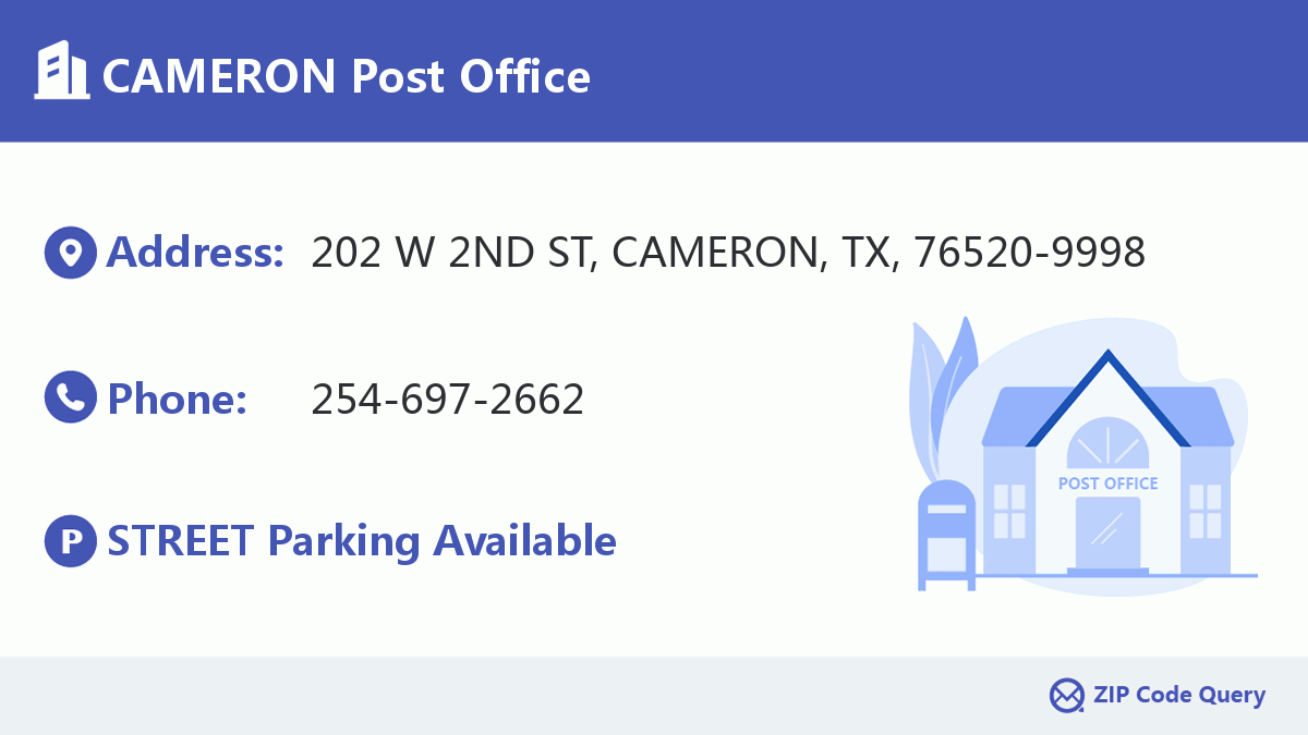 Post Office:CAMERON