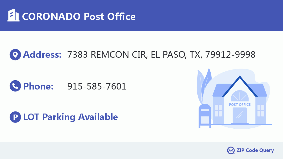 Post Office:CORONADO