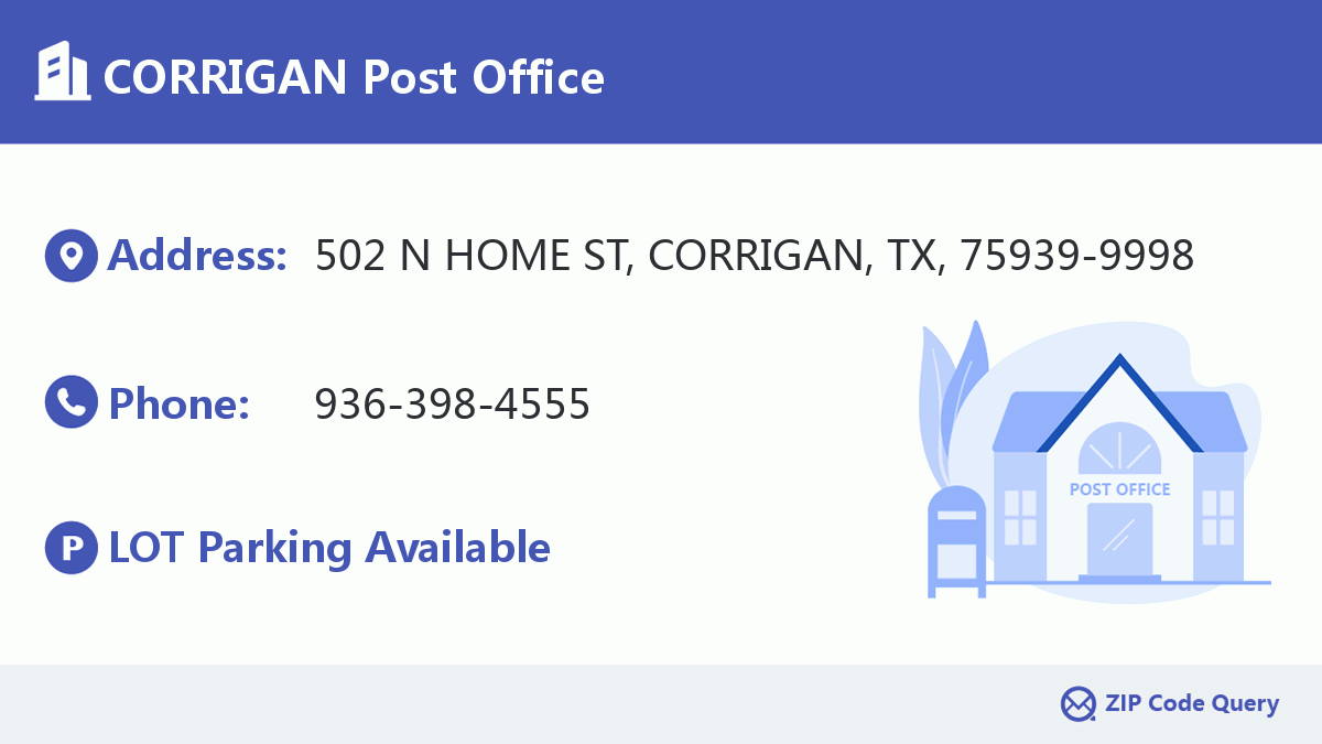Post Office:CORRIGAN