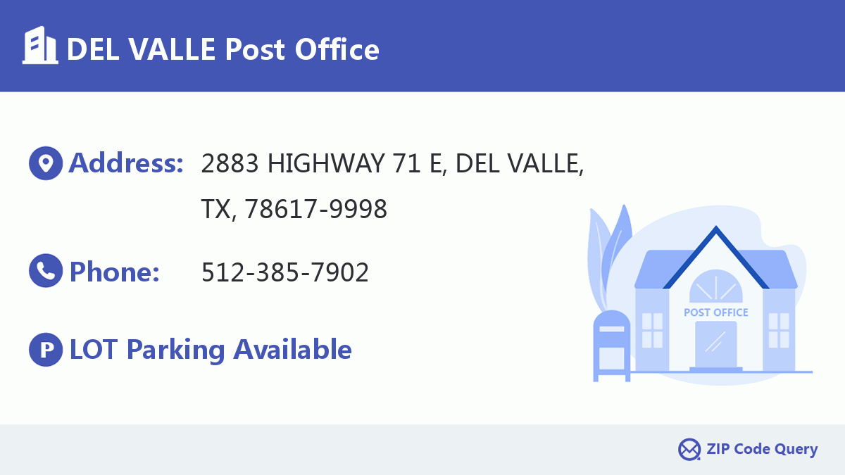 Post Office:DEL VALLE