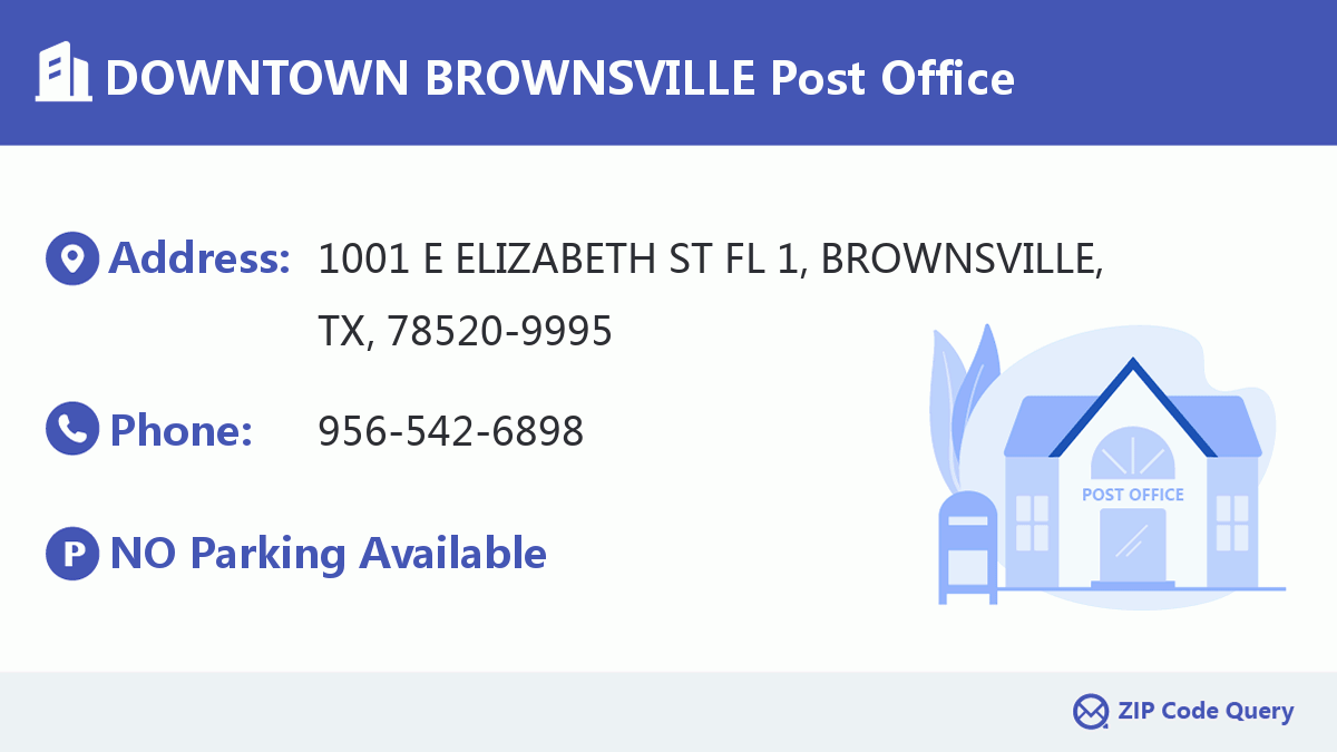 Post Office:DOWNTOWN BROWNSVILLE