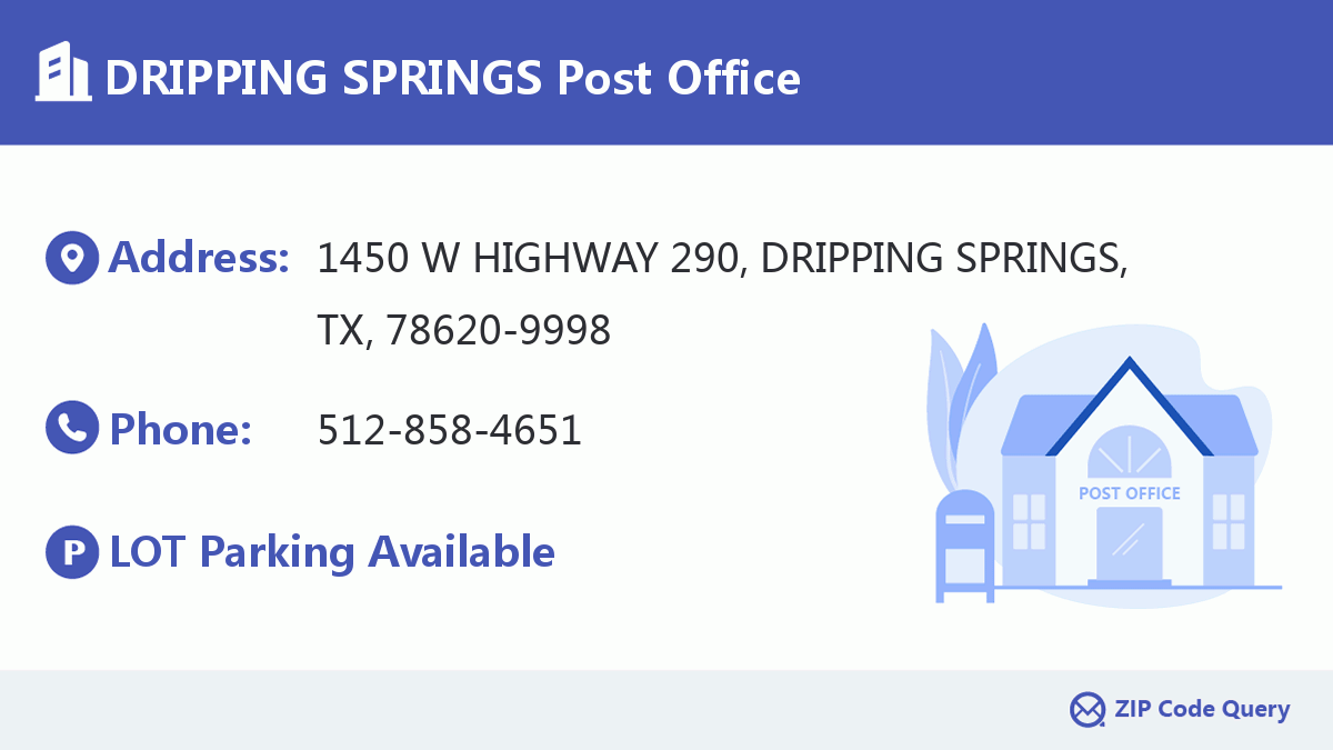 Post Office:DRIPPING SPRINGS