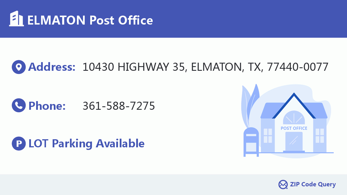 Post Office:ELMATON