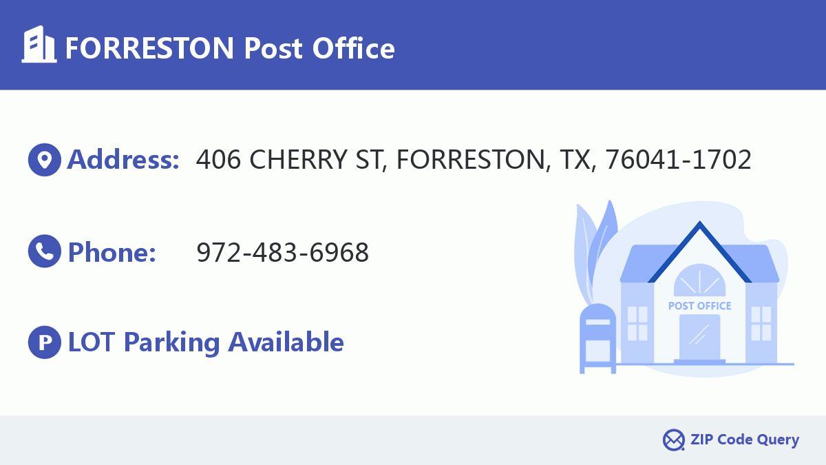 Post Office:FORRESTON