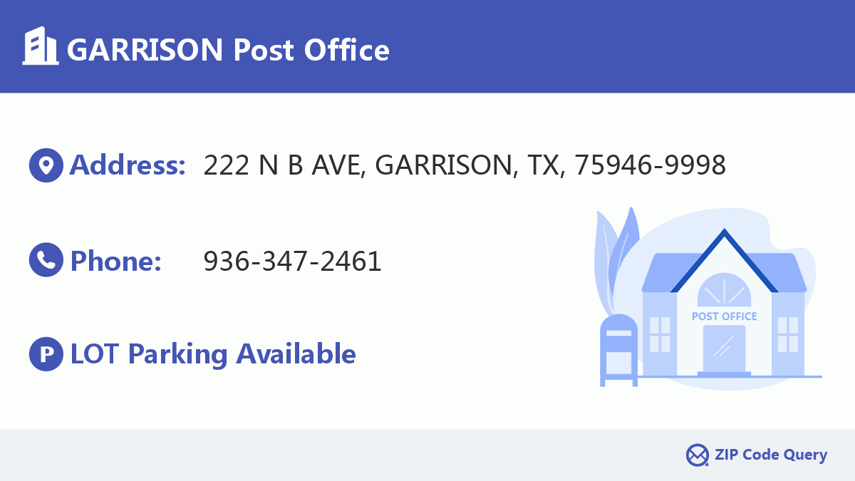 Post Office:GARRISON
