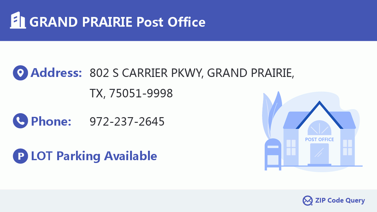 Post Office:GRAND PRAIRIE