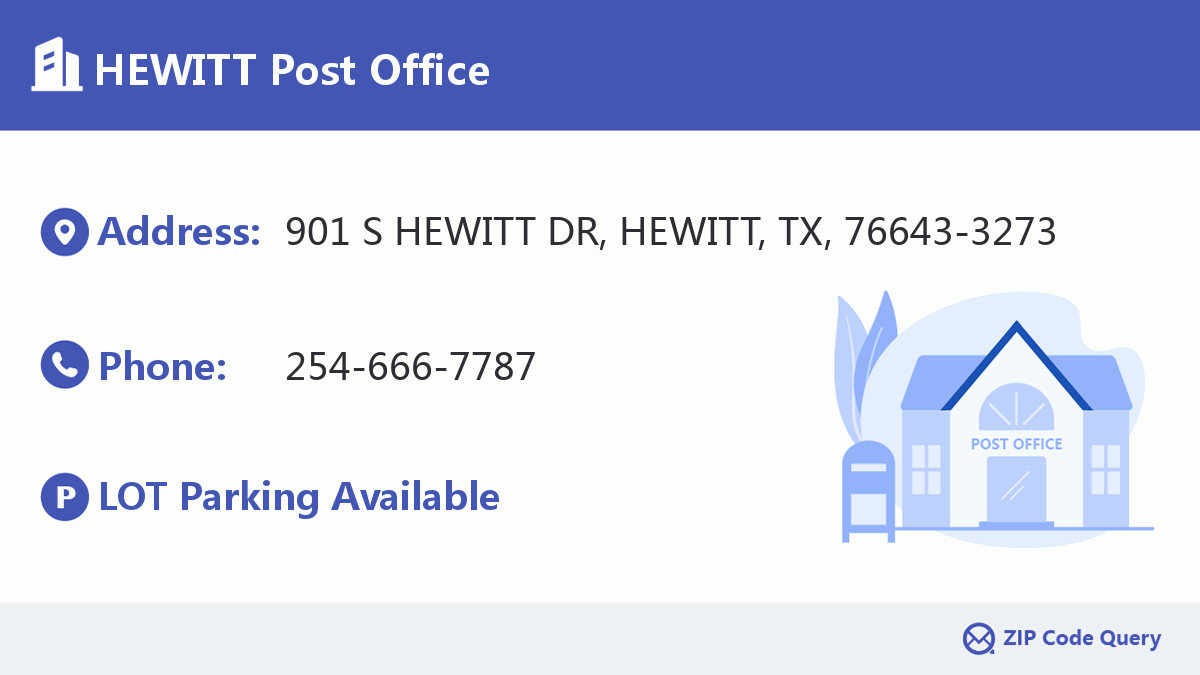 Post Office:HEWITT