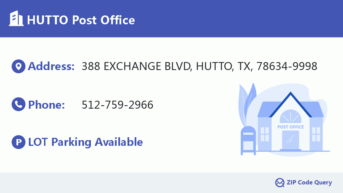 Post Office:HUTTO