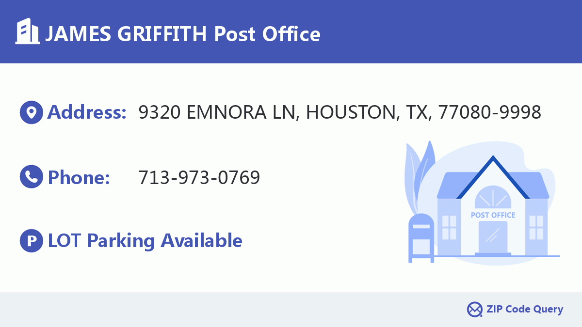 Post Office:JAMES GRIFFITH