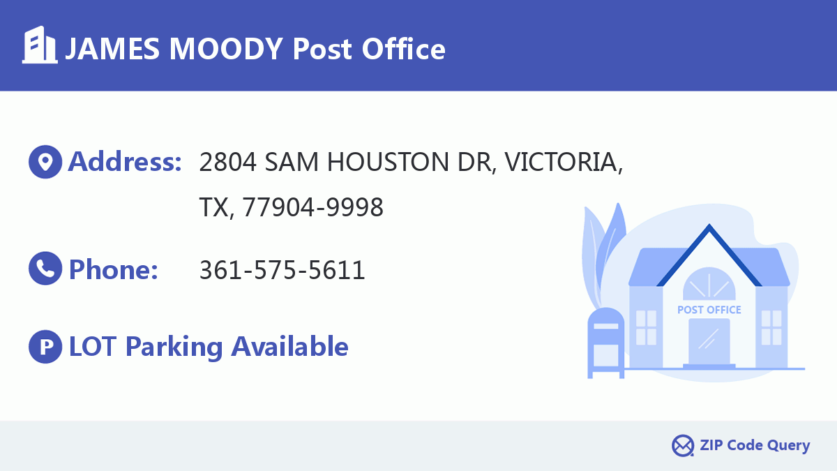 Post Office:JAMES MOODY