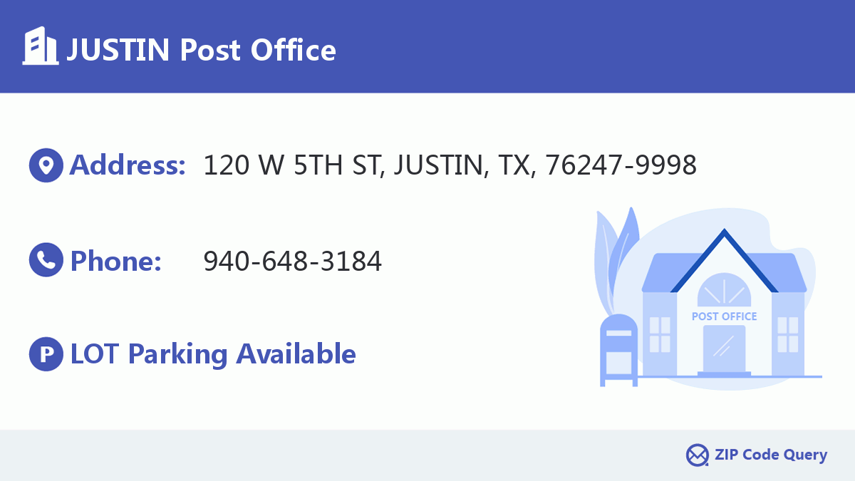 Post Office:JUSTIN