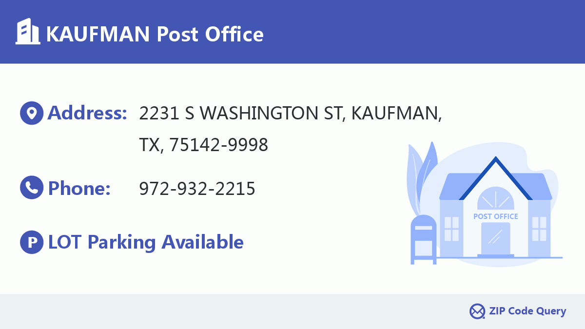 Post Office:KAUFMAN