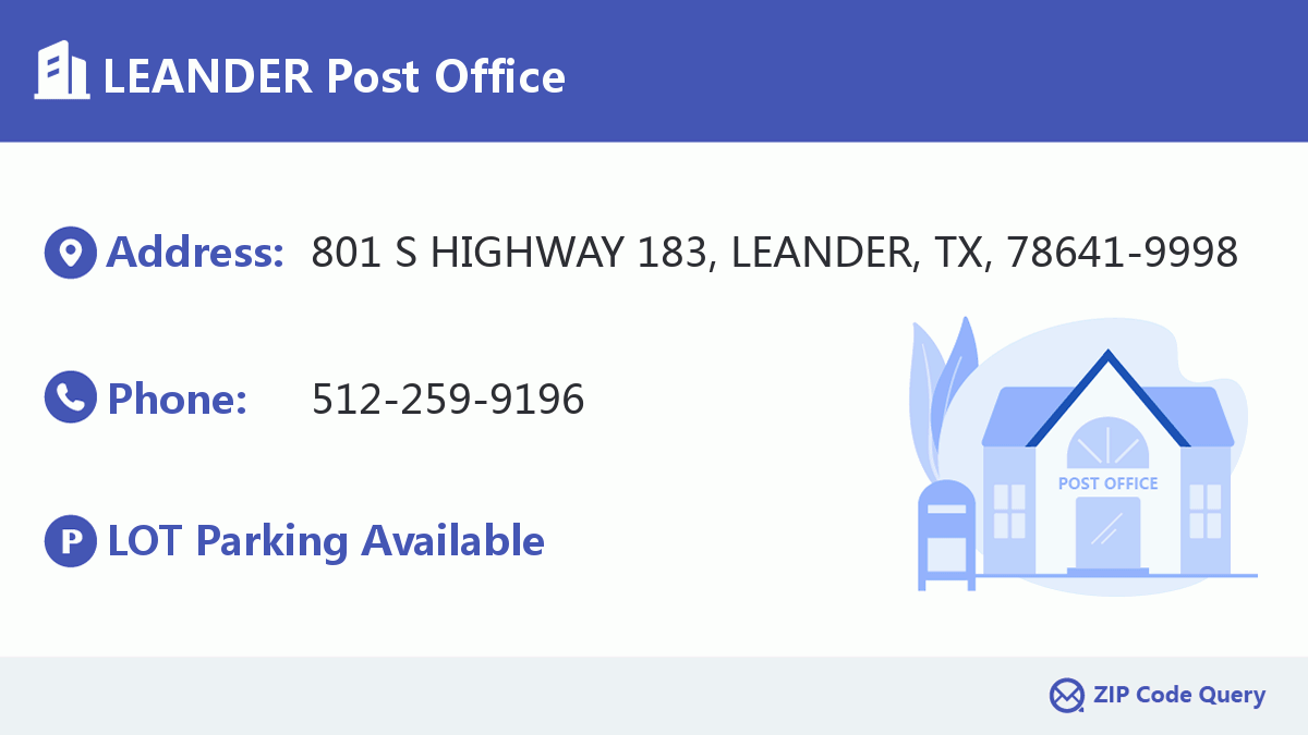 Post Office:LEANDER