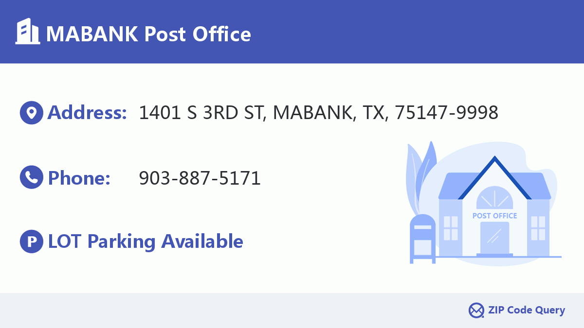 Post Office:MABANK