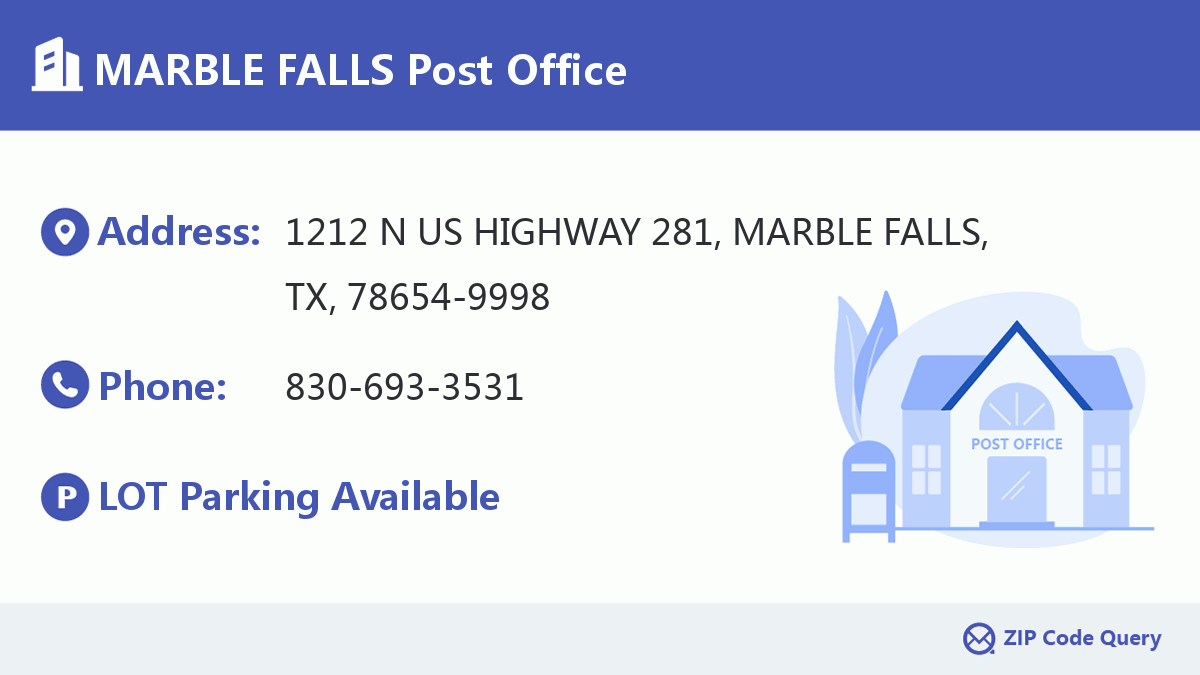 Post Office:MARBLE FALLS