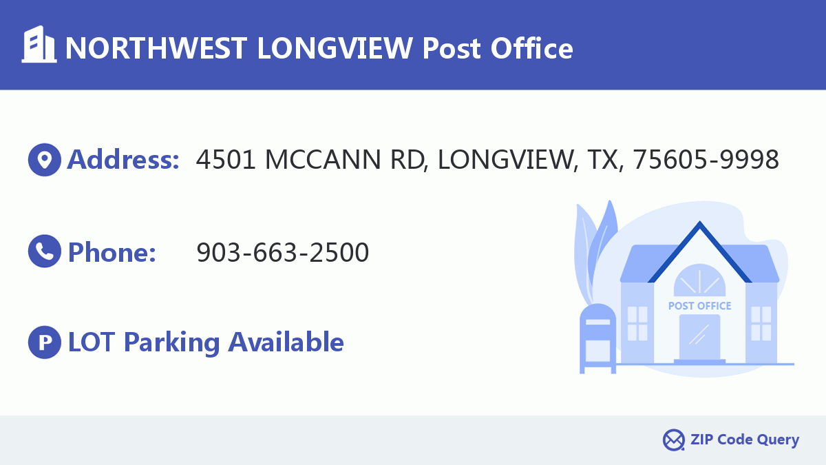 Post Office:NORTHWEST LONGVIEW