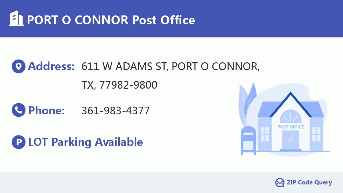 Post Office:PORT O CONNOR