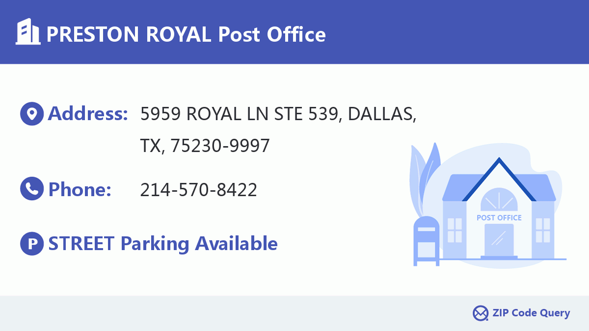 Post Office:PRESTON ROYAL