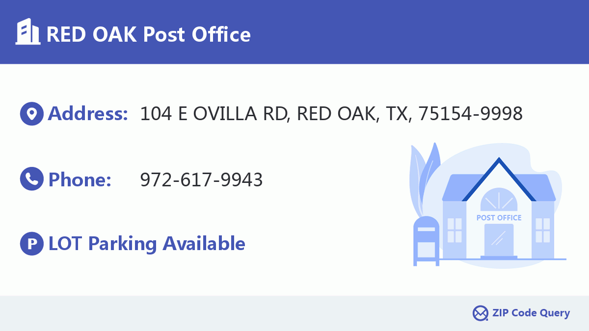 Post Office:RED OAK