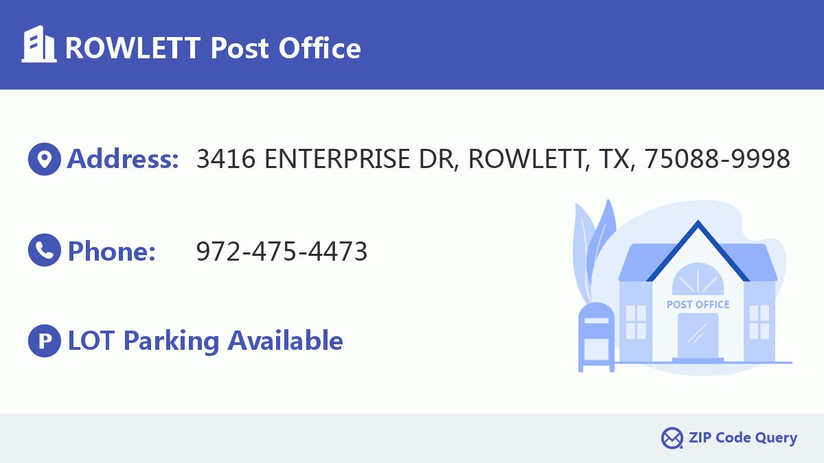 Post Office:ROWLETT