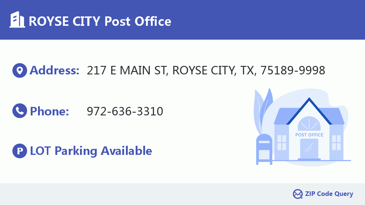 Post Office:ROYSE CITY