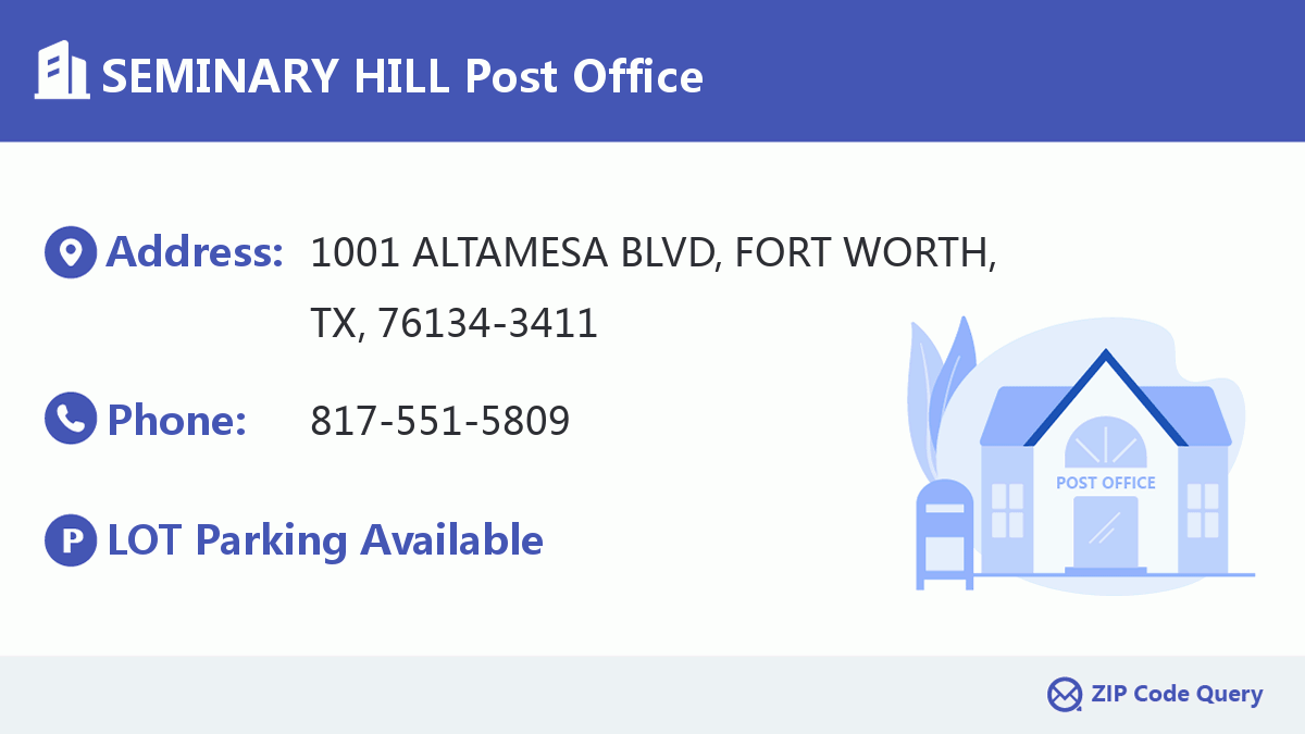 Post Office:SEMINARY HILL