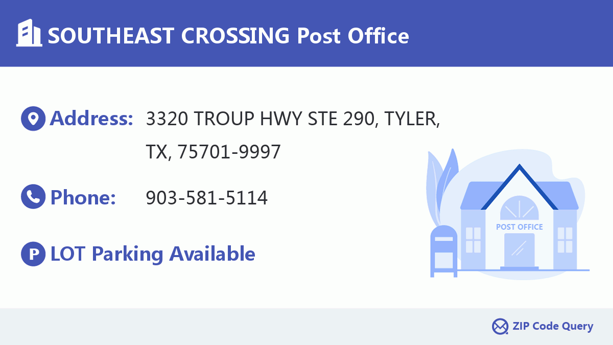 Post Office:SOUTHEAST CROSSING