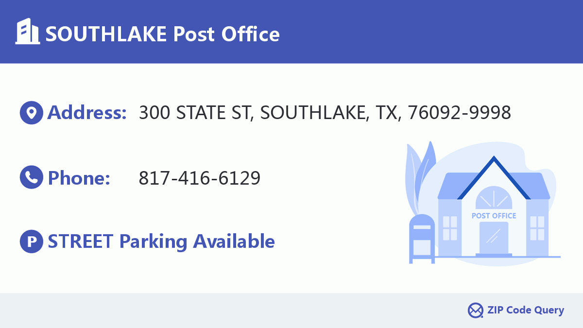 Post Office:SOUTHLAKE