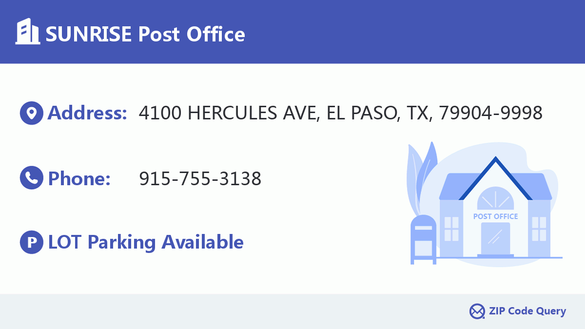 Post Office:SUNRISE