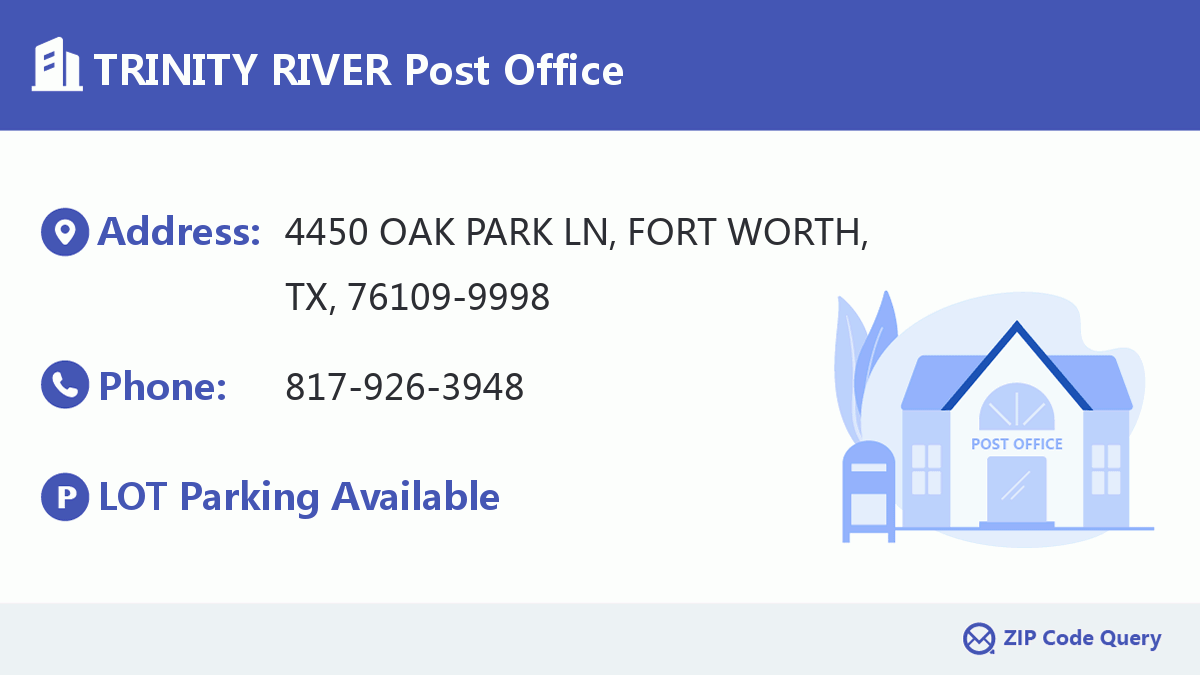Post Office:TRINITY RIVER