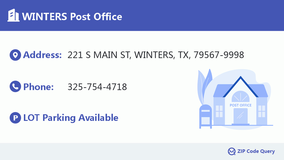 Post Office:WINTERS