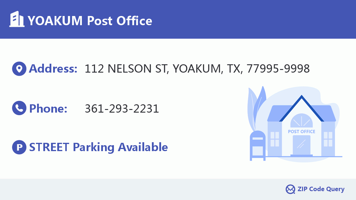 Post Office:YOAKUM